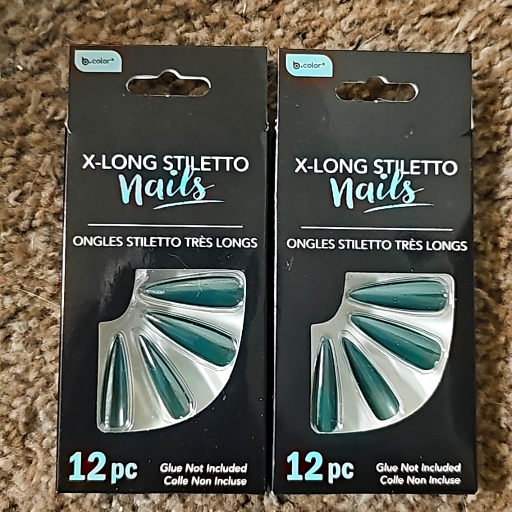 X-long Stilleto Press On Nails